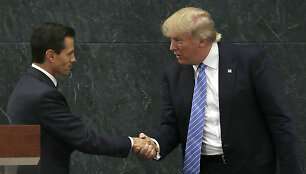Enrique Pena Nieto ir Donaldas Trumpas