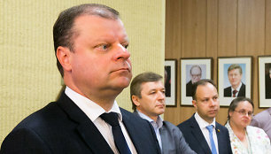 Saulius Skvernelis, Ramūnas Karbauskis, Aurelijus Veryga, Agnė Širinskienė