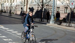 Saulėtas, bet vėsus pavasaris Vilniuje