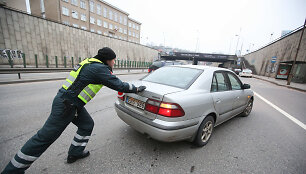Policijos reidas Geležinio Vilko gatvėje