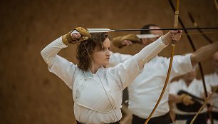 Vilniuje vyko kyudo šaudymo iš lanko tarptautinės varžybos.