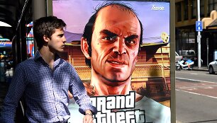 Žaidimo &bdquo;Grand Theft Auto V&ldquo; reklama