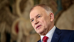 Vytenis Andriukaitis BNS spaudos konferencijoje