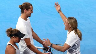 Alexanderis Zverevas, Angelique Kerber ir Laura Siegemund