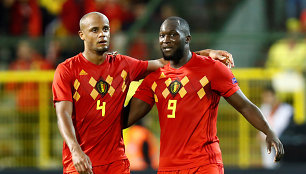 Vincentas Kompany ir Romelu Lukaku