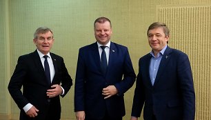 Viktoras Pranckietis, Saulius Skvernelis, Ramūnas Karbauskis