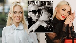 Monika Kvietkutė su &scaron;irdies draugu, Oksana Pikul