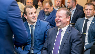 Virginijus Sinkevičius ir Saulius Skvernelis