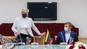 Ingrida &Scaron;imonytė ir Ramūnas Karbauskis