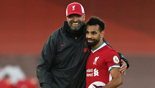 Jurgenas Kloppas ir Mohamedas Salahas