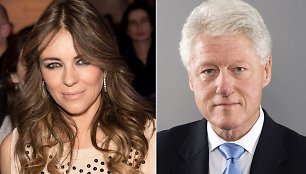 Elizabeth Hurley ir Billas Clintonas