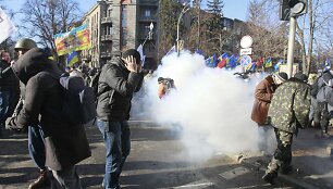 Protestuotojai Kijeve