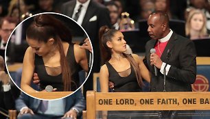 Ariana Grande ir vyskupas Charlesas H. Ellis trečiasis