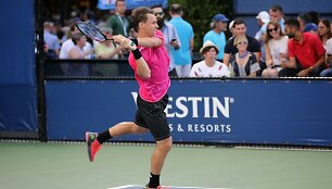 Ričardas Berankis &bdquo;US Open&ldquo; starte nugalėjo Maleką Jazirį