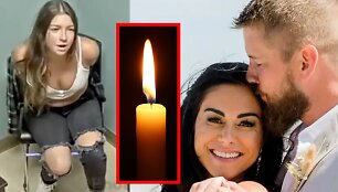 Avariją sukėlusi moteris ir jaunavedžiai