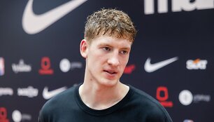 Kasparas Jakučionis jaunųjų krep&scaron;inio talentų stovykloje