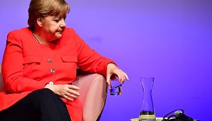 Angela Merkel Gorkio teatre Berlyne