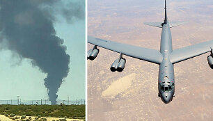 JAV sudužo B-52 bombone&scaron;is