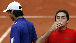 Fernando Verdasco ir Nicolas Almagro