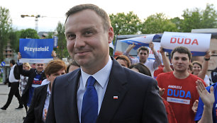 Kandidatas į Lenkijos prezidentus Andrzejus Duda