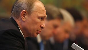 Rusijos prezidentas Vladimiras Putinas Kinijoje