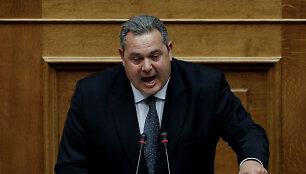 Graikijos gynybos ministras Panos Kammenos
