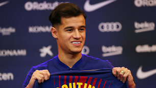 Pristatytas &bdquo;Barcelona&ldquo; komandos naujokas Philippe Coutinho