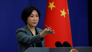 Kinijos užsienio reikalų ministerijos atstovė&nbsp;Mao Ning 