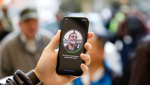 &bdquo;Apple iPhone X&ldquo; supažindinimas su naudotojo veidu