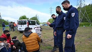 Nelegalūs migrantai prie Kalė