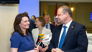 Silvija Skvernelė ir Saulius Skvernelis