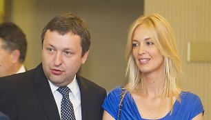 Antanas Guoga ir Aistė Šlapokaitė