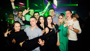 Vakarėlio &bdquo;Taboo&ldquo; klube akimirka