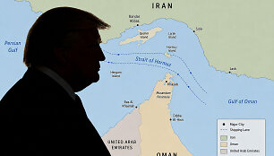 Donaldas Trumpas, Hormuzo sąsiauris / Alamy