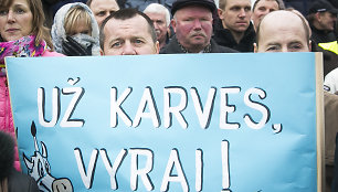 Pienininkų protesto akcija