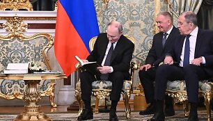 Vladimiras Putinas ir Sergejus Lavrovas