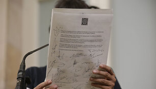 Katalonijos nepriklausomybės deklaracijos dokumentas