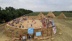 Rusijoje pastatytas stadionas i&scaron; &scaron;iaudų.