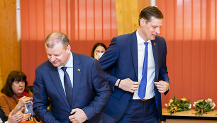 Saulius Skvernelis, Kęstutis Mažeika