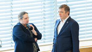 Agnė &Scaron;irinskienė ir Ramūnas Karbauskis