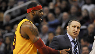 LeBronas Jamesas ir Davidas Blattas