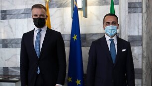 Gabrielius Landsbergis ir Luigi Di Maio