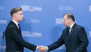 Gabrielius Landsbergis ir Saulius Skvernelis