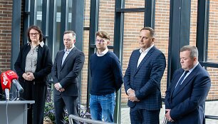 Spaudos konferencija &bdquo;Ukrainos patirtis &ndash; Lietuvos sveikatos sistemos pasirengimui grėsmėms&ldquo; / BNS nuotr.