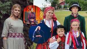 Loreta Sungailienė su vaikais