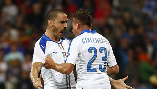 Leonardo Bonucci ir Emanuele Giaccherini