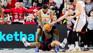 Patricijos Adamovič&nbsp;nuotrauka i&scaron; FIBA Čempionų lygos rungtynių, kuriose susitiko Vilniaus &bdquo;Rytas&ldquo; ir Stambulo &bdquo;Galatasaray&ldquo; (Turkija), i&scaron;rinkta geriausia sausio mėnesio fotografija.