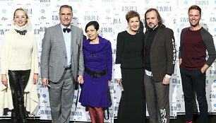 Dalia Michelevičiūtė, Algirdas Kau&scaron;pėdas su žmona Vilija, Gražina Arlickaitė, Oskaras Kor&scaron;unovas, Ignas Krupavičius