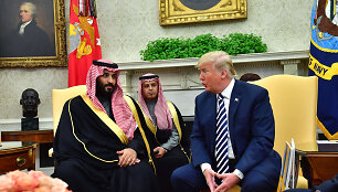 Mohammedas bin Salmanas ir Donaldas Trumpas