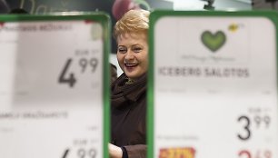 Prezidentė Dalia Grybauskaitė pradėjo dešimtąją „Maisto banko“ akciją.